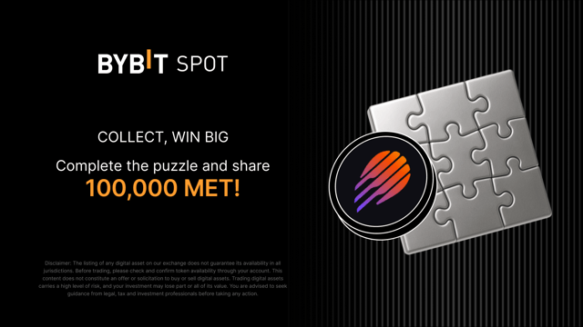 Complete the puzzle and win big: 100,000 MET up for grabs