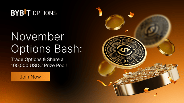 Nov Options Bash : Trade Options & Share a 100,000 USDC Prize Pool!