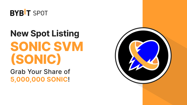 New Listing: SONIC/USDT — Grab a Share of the 5,000,000 SONIC Prize Pool