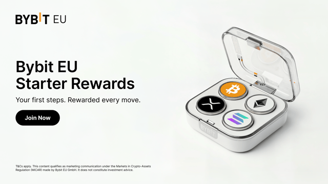 Bybit EU Starter Rewards: Your first steps. Rewarded every move!