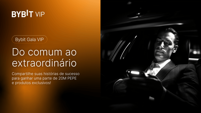 Do comum ao extraordinário: compartilhe suas histórias de sucesso para ganhar uma parte de 20M PEPE e produtos exclusivos Bybit!