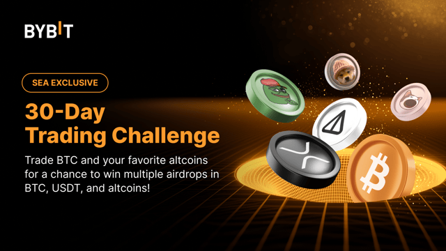 [SEA Exclusive] 30-Day Challenge: Trade BTC & Altcoins to Win Airdrops in BTC, USDT & More!