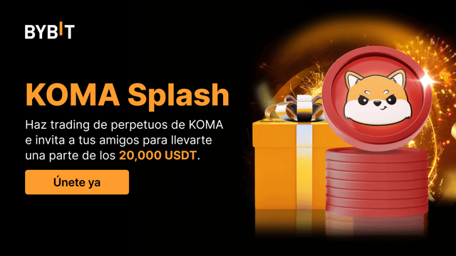 KOMA Splash: haz trading, invita a amigos y gana parte del fondo de premios de 20,000 USDT
