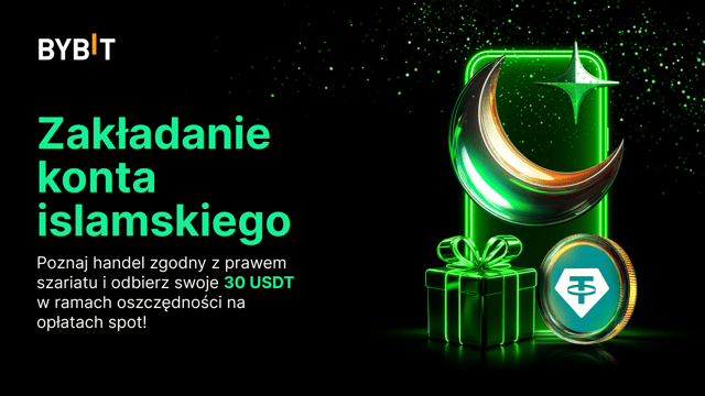 Dołącz do wydarzenia: Odblokuj konto islamskie i zgarnij 62 000 USDT w bonusach!