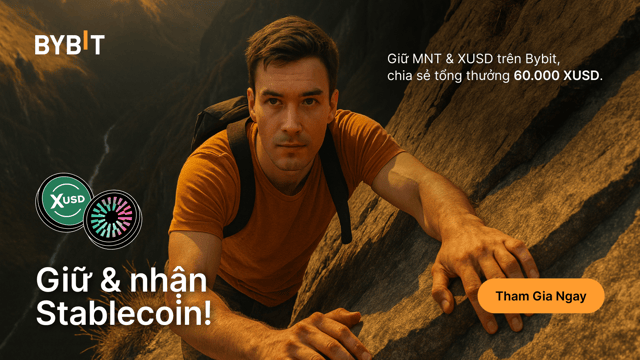 Nắm Giữ MNT hoặc XUSD và trúng stablecoin