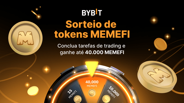 🍀 Sorteio de tokens MEMEFI: Gire e ganhe até 40.000 MEMEFI!