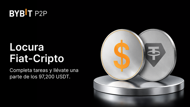 [Exclusivo para nuevos usuarios] Locura Fiat-Cripto: Completa tareas y gana tu parte del fondo de premios de 97,200 USDT.