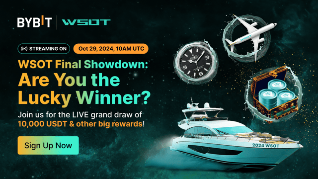 WSOT 2024 Final Showdown: Tune In & Win a Luxury Yacht, World Travel Tickets, Rolex Watches, and 10,000 USDT!