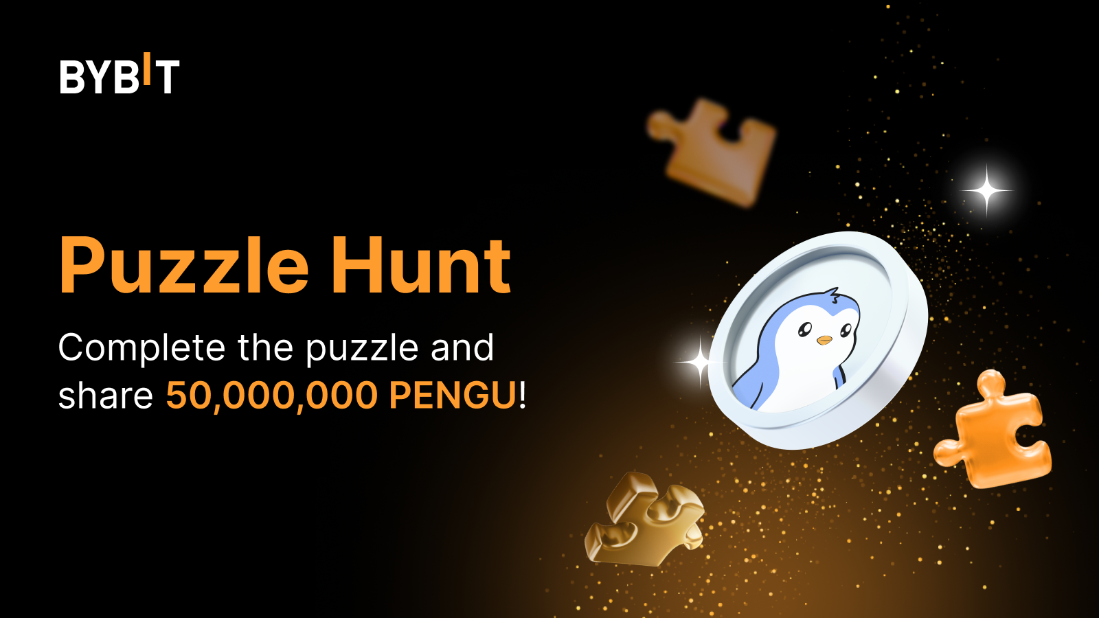 Bybit Announcement | Complete the Puzzle and Win Big: 50,000,000 PENGU Up  for Grabs!