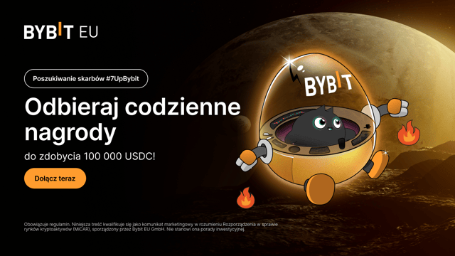 Poszukiwanie skarbów #7UpBybit Odbierz swoją część nagród z puli 100 000 USDC!
