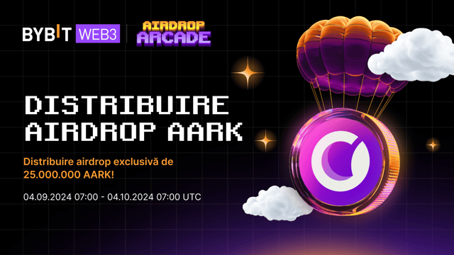 Comoara cu distribuiri airdrop Aark: Revendică-ți partea din cei 25.000.000 AARK!