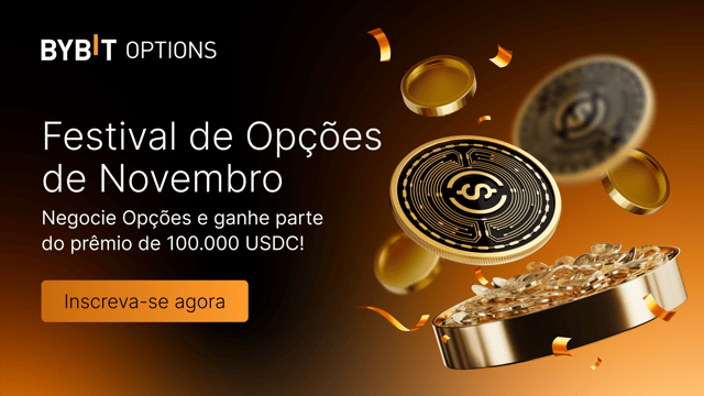 Festival de Opções de Novembro: Negocie Opções e ganhe parte do prêmio de 100.000 USDC!