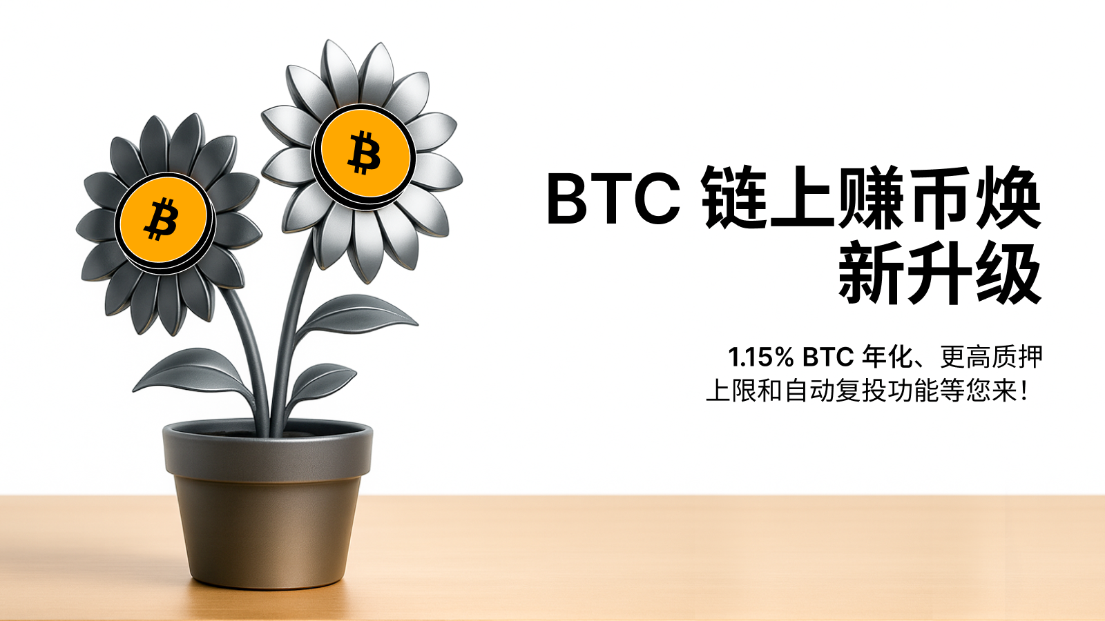 Bybit Announcement | 通过Function 在Bybit 链上赚币质押BTC，稳享1.15% 年化！