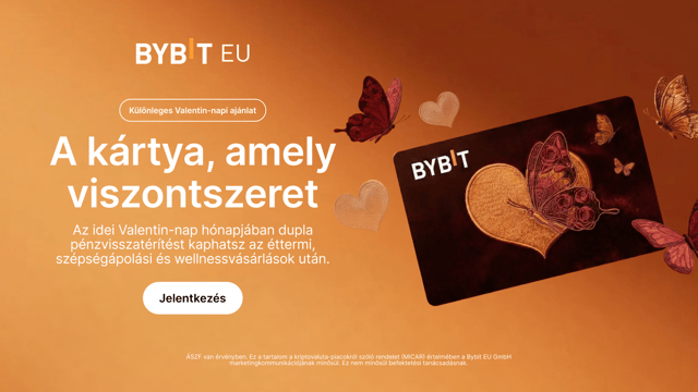 Különleges Valentin-napi kártyás ajánlat: Dupla pénzvisszatérítés az éttermi, szépségápolási és wellness jellegű költésekért