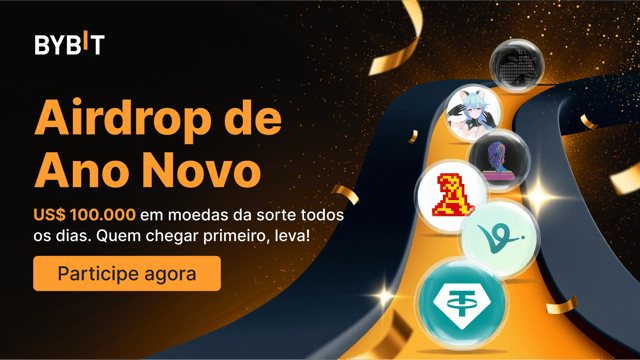 Airdrop de Ano Novo: Ganhe parte de US$ 100.000 em moedas da sorte todos os dias. Quem chegar primeiro, leva!