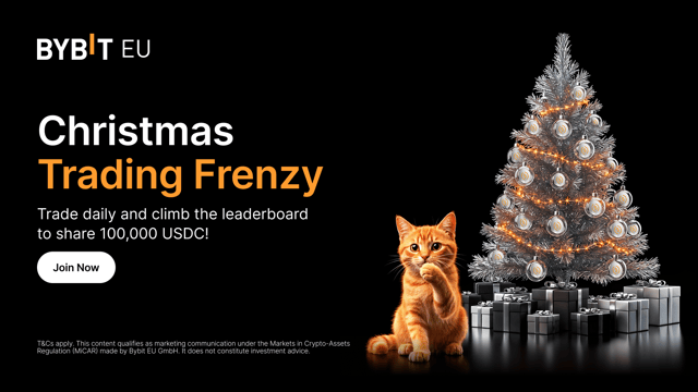 Christmas Trading Frenzy: Climb the leaderboard and claim daily wins from 100,000 USDC!