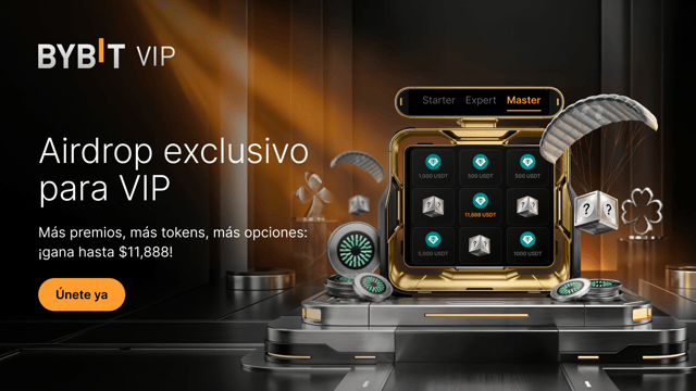 Airdrop exclusivo para VIP: ¡gana recompensas en varios tokens!