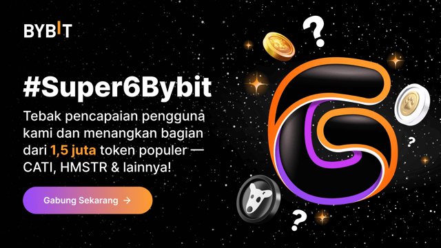 #Super6Bybit: Tebak Pencapaian Pengguna Kami & Menangkan Bagian dari 1.500.000 Token Populer!
