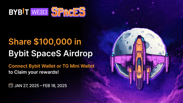 Our $100,000 Airdrop is now live in Bybit SpaceS FarmX!