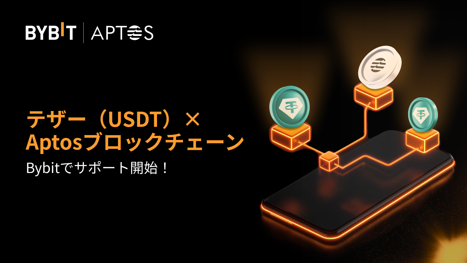 Bybit Announcement | 【Aptosブロックチェーンサポート開始記念】今だけUSDT出金手数料がゼロ！