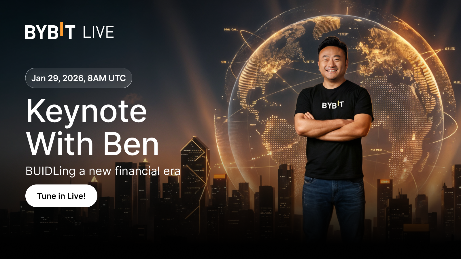 Bybit Announcement | Keynote with Ben: BUIDLing a new financial era. Win a  share of 10,000 USDT in rewards
