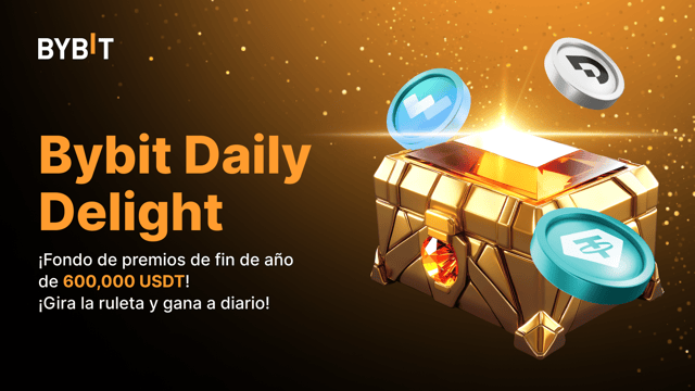 Bybit Daily Delight: Sprint de fin de año: ¡regístrate y gira la ruleta para obtener premios diarios!
