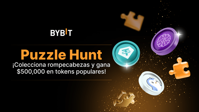 ¡Exclusivo para nuevos usuarios! Únete a Puzzle Hunt para ganar tu parte de los $500,000 en tokens populares.