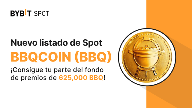 Nuevo listado: BBQ/USDT — Obtén una parte del fondo de premios de 625,000 BBQ
