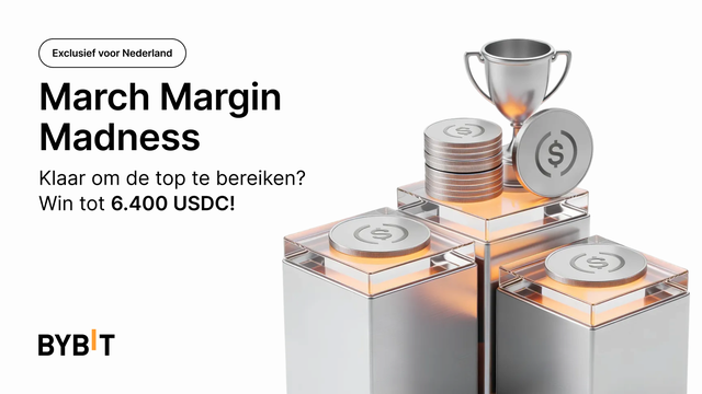 March Margin Madness: Behaal een plek in de top 100 en claim tot 6.400 USDC!