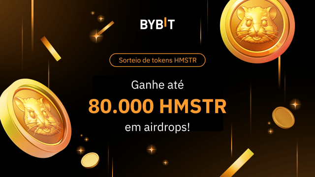 HMSTR Hype! Deposite, negocie e ganhe até 80.000 tokens HMSTR 🐹