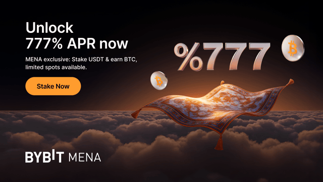 [MENA exclusive] USDT Earnings Boost: Stake USDT to earn BTC with 777% APR!