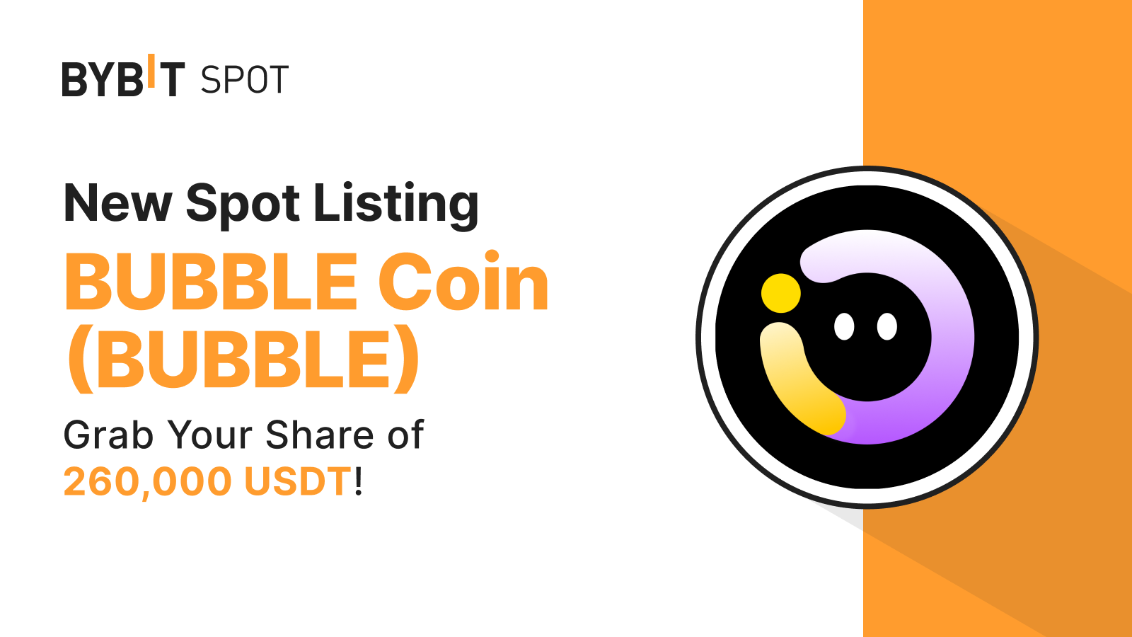 Bybit Announcement | New Listing: BUBBLE/USDT — Grab A Share Of The ...