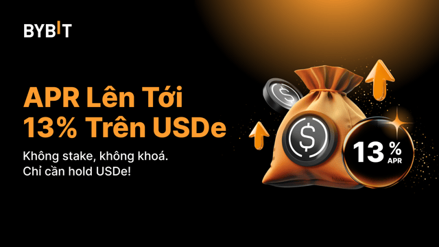Tiếp Tục "Supercharge"! Kiếm Tới 13% Với Tổng Thưởng Bonus USDe.