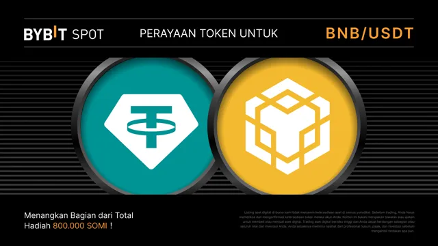 Token Splash BNB: Dapatkan bagian dari 800.000 SOMI!