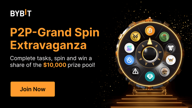 [Exclusive Event] P2P-Grand Spin Extravaganza: 10,000 USDT Prize Pool Up for Grabs!