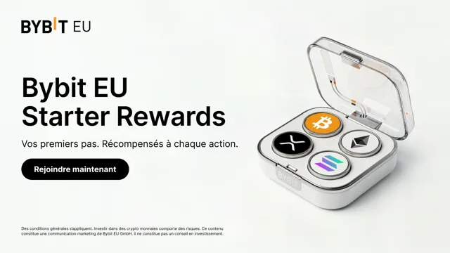 Programme de bienvenue Bybit EU : Vos premiers pas. Récompensés à chaque étape.