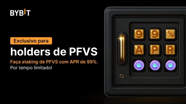 Participe da festa do PFVS: faça staking de PFVS com até 99% de APR e ganhe parte do prêmio de 1.000.000 PFVS