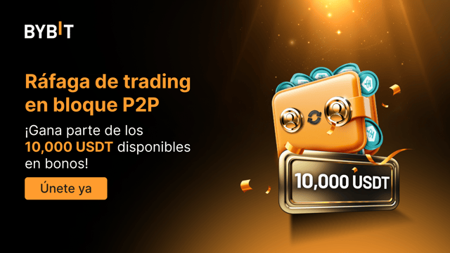 Ráfaga de trading en bloque P2P: gana parte de los 10,000 USDT disponibles en premios
