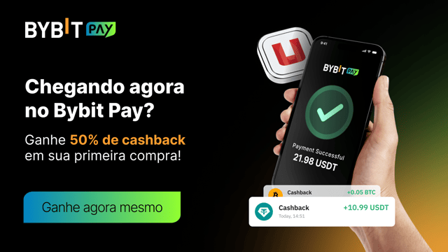 🎉 [Bybit Pay x Uquid] Cashback Instantâneo: Ganhe até 50% de cashback em suas compras! 💰