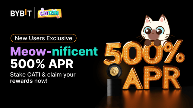 New Users Exclusive: Earn Up to 500% APR on CATI Token — 1 Day Only!