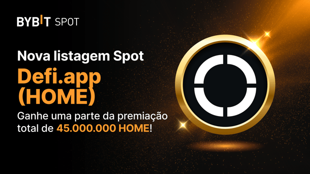 Nova Listagem: HOME /USDT — Garanta parte do prêmio total de 45.000.000 HOME!