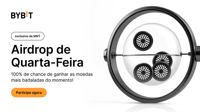 Airdrop de Quarta-Feira (exclusivo de MNT): ganhe as moedas mais badaladas do momento - 100% garantido, quem chegar primeiro, leva!