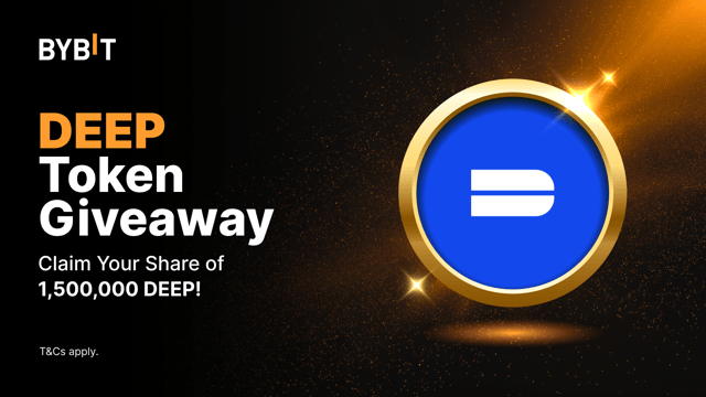 [Selected Regions Only] 1,500,000 DEEP Tokens Up for Grabs — Don't Miss Out!