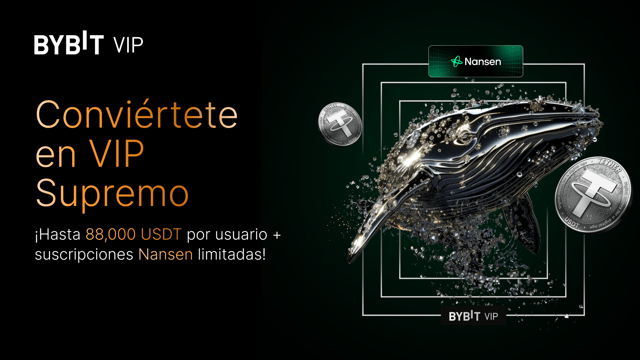 🚀 Conviértete en VIP Supremo: ¡Hasta 88,000 USDT en recompensas por usuario + suscripciones a Nansen limitadas!