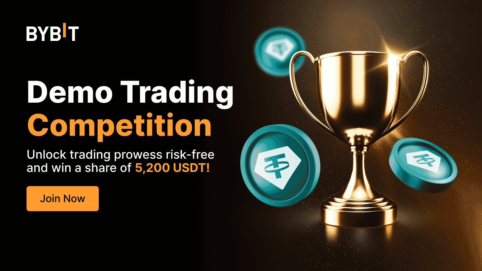 Bybit Announcement | 🎮📊 Demo Trading Competition: Trade Risk-Free & Share  the 5,200 USDT Prize Pool!