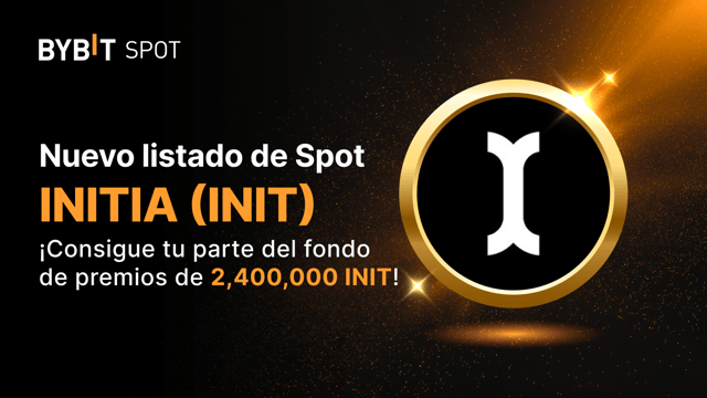 Nuevo listado: INIT/USDT — Obtén tu parte del fondo de premios de 2,400,000 INIT