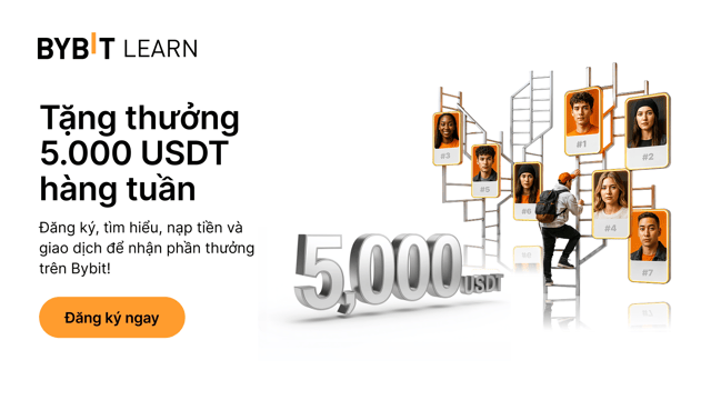 Chinh phục Bảng Xếp Hạng Bybit Learn: Giành phần chia từ tổng thưởng 5000 USDT tuần này!