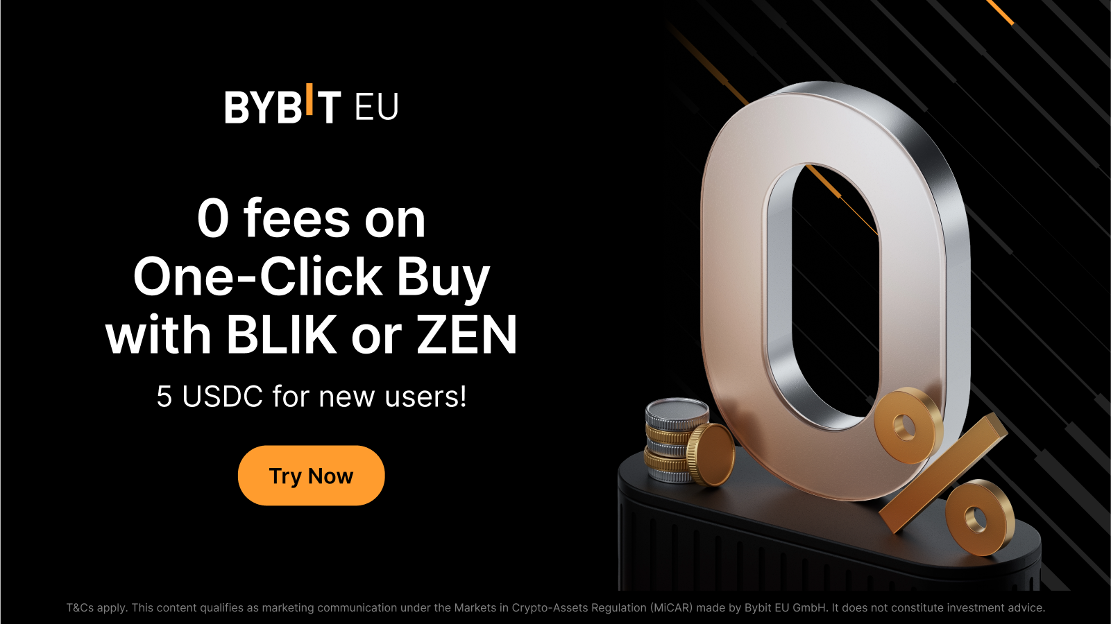 Bybit Announcement | [PL Exclusive] Buy crypto with BLIK or ZEN: 0 fees on  One-Click Buy