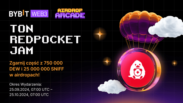TON Redpocket Jam: Odbierz swoją część z puli 750 000 DEW i 25 000 000 SNIFF!