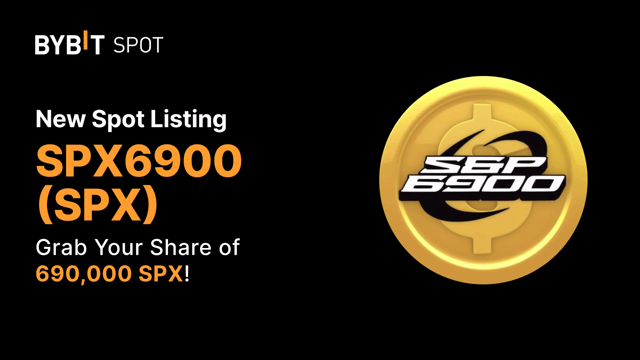 New Listing: SPX/USDT — Grab a Share of the 690,000 SPX Prize Pool